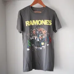 【良品】RAMONES バンドTシャツ グレー ラモーンズのサムネイル