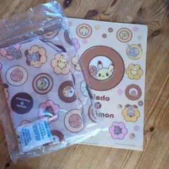 ポケモン ミスタードーナツデザイン A4クリアファイルとエコバッグセット