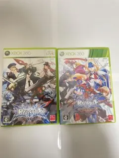 XBOX360ソフト 2本セット ブレイブルー 動作確認済 送料無料 【C142