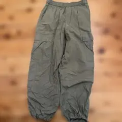 ユニクロカーキカーゴパンツ S