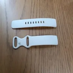 【美品・未使用】Fitbit Charge5 バンド 白系 純正