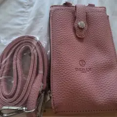 D.KELLY スマホショルダーバッグ ピンク