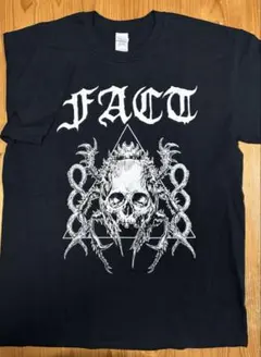 FACT スカルデザイン Tシャツ L 黒のサムネイル