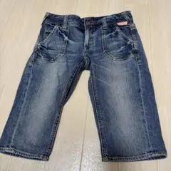 デニム　ハーフパンツ　レディース