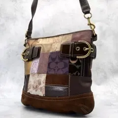 COACH コーチ ショルダーバッグ パッチワーク クロスボディ ソーホー 希少