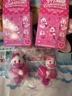 【新品、未使用】ミニーパルパルーザ　ぬいぐるみチャーム　ドナルド、デイジ