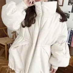 moment＋　ミドル丈中綿ジャンパー