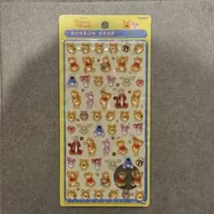 【正規品】くまのプーさん　ボンボンドロップシール　ミニ　ボンドロ　ディズニー