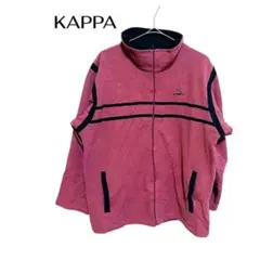 B0511KAPPA 長袖ナイロンジャージ　スポーツウェア　ピンク　大きめXLのサムネイル