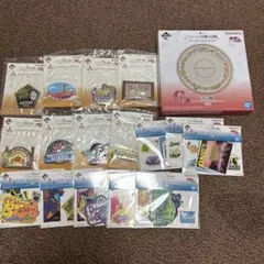 一番くじジョジョの奇妙な冒険 G賞大皿＆J賞ラバーマグネット＆L賞ステッカー