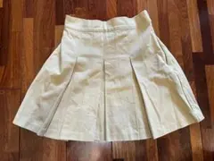 Heather ベージュ プリーツスカート Mサイズ