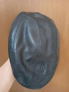 NEW YORK HAT CO. 本革 ブラック ハンチング帽 L.XLサイズ