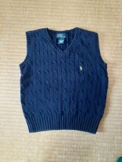 Polo by Ralph Lauren ネイビー Vネック ベスト サイズ5