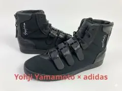 ヨウジヤマモト x アディダス パンクスーパースター ハイカットレザー 