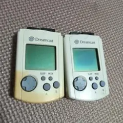 動作品！ドリームキャスト ビジュアルメモリ HKT-7000 DC 白　2個