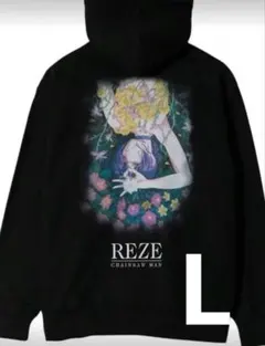 チェンソーマン レゼ パーカー L ブラック 映画版 フーディー アニメ