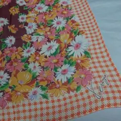 KENZO レトロポップ花柄シルクスカーフのサムネイル