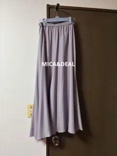 美品　MICA&DEAL ラベンダーロングスカートのサムネイル
