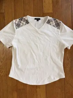 BURBERRY LONDON Vネック Tシャツ チェック柄のサムネイル