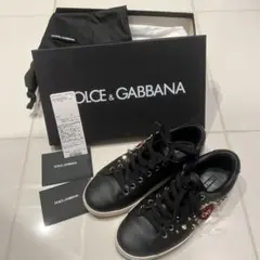 DOLCE&GABBANA スニーカー ブラック スタッズのサムネイル