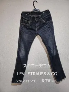 LEVI STRAUSS & CO スキニーデニム 29インチ