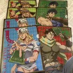 【最安値】ジョジョの奇妙な冒険　A４クリアファイル　まとめ売り
