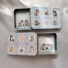 ★mofusand×Sanrio★モフサンド サンリオ コラボ 缶 ケース メモ