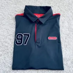 adidas ポロシャツ ネイビー／レッド 97