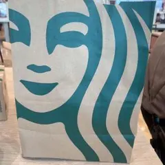 スターバックス ショッピングバッグ 女性の顔デザイン　ショップ袋　10枚セット