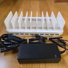 10ポート USB充電ステーション UNITEK Y-2172B 仕切り板10枚