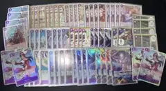 紫　エネル　デッキ　デッキパーツ　スリーブ付き