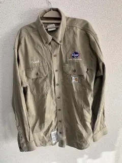 Carhartt FR ベージュシャツ Lサイズ