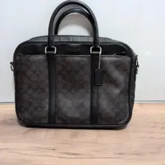 COACH ビジネスバッグ ロゴパターン