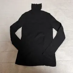 COMME CA DU MODE ブラックタートルネックセーター サイズ11