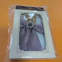 Maison de FLEUR ビジューリボンスマホリング　ラベンダー