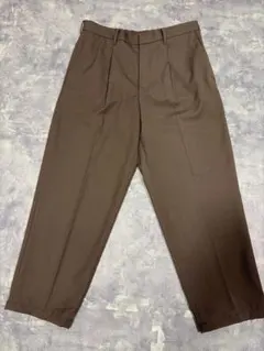 UNIQLO Cタックワイドテーパードパンツ【Ｌ】のサムネイル