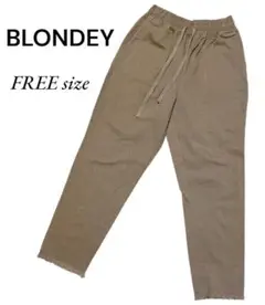 BLONDEY ベージュ チノパン FREE size
