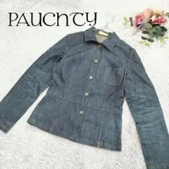 【ポーティ】レディース　デニムジャケット シャツ 胸ポケットあり Mサイズ