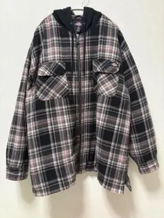 最終値下げ‼　Dickies ジップパーカー2XL　キルティング素材