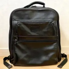 tumi トゥミ 廃盤 オールレザー ラップトップ リュック - メルカリ