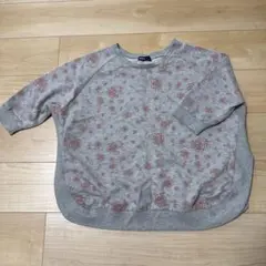 AS KNOW AS 花柄プルオーバー グレー