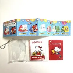 サンリオ　じゆうちょう&下じきセットチャーム　ハローキティ　ガチャ