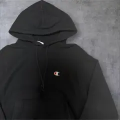 【00s】 Champion リバースウィーブ パーカー 黒 S
