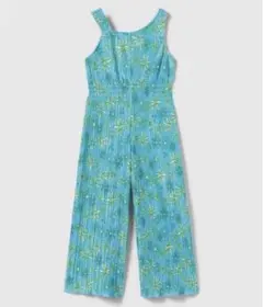 ZARA ザラ　フラワープリーツ　ジャンプスーツ　サロペット　プリーツ　花柄