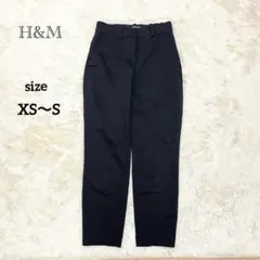 H&M エイチアンドエム スラックス パンツ 黒 オフィス 通勤 大人可愛い
