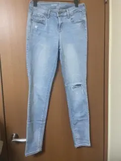 OLD NAVY ROCKSTAR ミッドライズダメージスキニーデニム