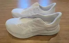 【1回のみ使用】アシックス メンズ JOLT 4 ランニングシューズ 白