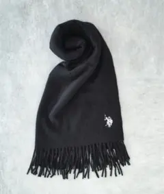 【U.S. POLO ASSN.】 ロゴ刺繍マフラーUSPA-2018/2019