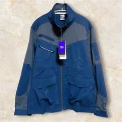 MIZUNO ミズノ ワークジャケット L ネイビー ストレッチ 作業着 春夏のサムネイル