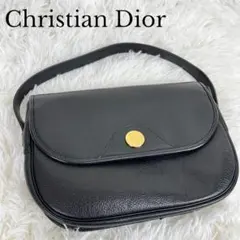 Dior ディオール ハンドバッグ レザー CDロゴ ゴールド金具 ヴィンテージ